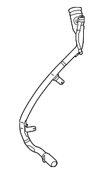 16117470300 - Fuel System: Fuel Tank Filler Neck for BMW: 840i, 840i Gran Coupe, 840i xDrive, 840i xDrive Gran Coupe, Alpina B8 Gran Coupe, M8 Gran Coupe, M850i xDrive Gran Coupe Image