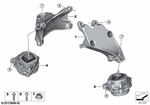 22116787659 - : Engine Mount, Left for BMW Image