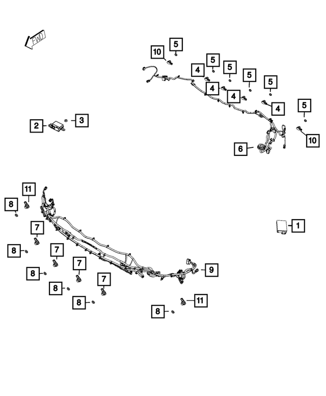 56038997AK - Electrical: Parking Assist Module for Jeep: Cherokee Image