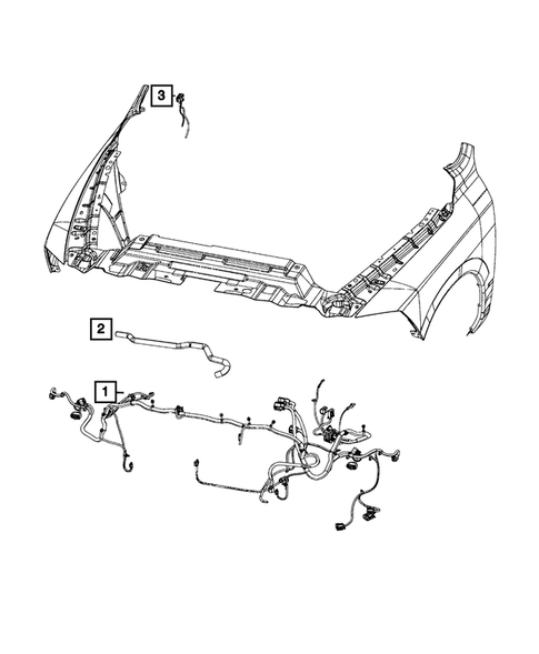 Wiring, Headlamp to Dash for 2024 Ram 1500 Classic #0