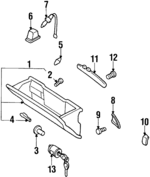 264757J100 - : Glove Box Lamp for INFINITI: G20 Image