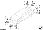 66339855382 - : Ultrasonic Sensor, Tanzanite Blue for BMW Image