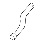 4596430AF - Cooling System: Upper Hose for Chrysler: Sebring | Dodge: Stratus Image