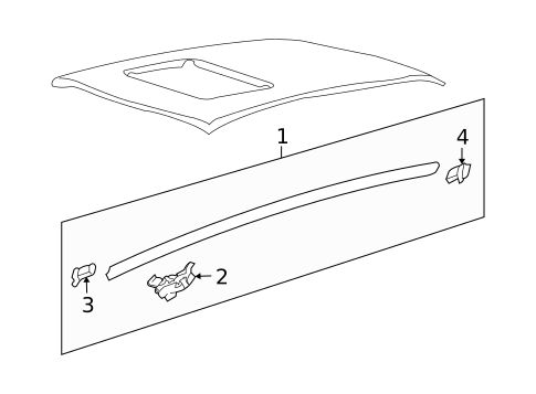 Exterior Trim - Roof for 2008 Kia Optima #0
