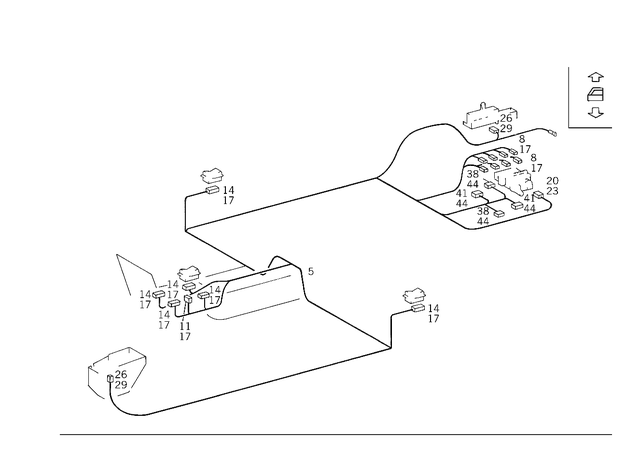 185453828 - Electrical System: Receptacle Housing for Mercedes-Benz Image image