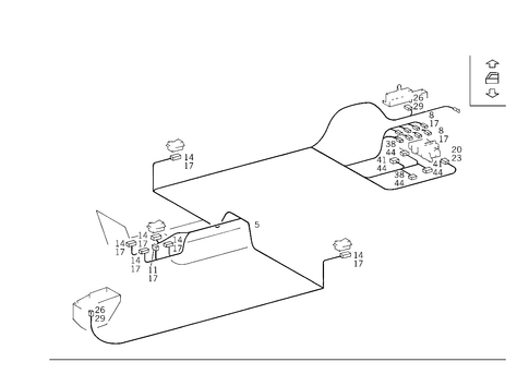 Electric Window Regulator for 1992 Mercedes-Benz 500 SEL #0