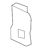 1J0867188 - Body: Windshield Pillar Trim Bracket for Volkswagen: Jetta Image