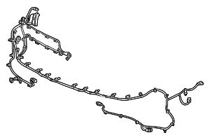 2021-2024 GMC Front Object Alarm Sensor Wiring Harness 84813510 GM ...