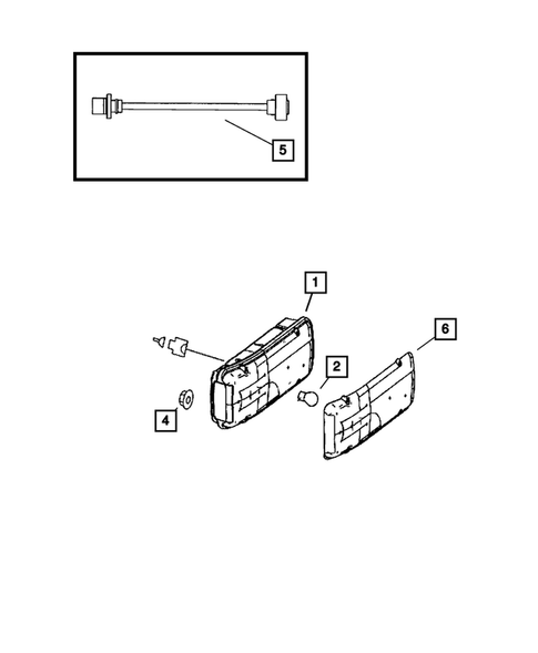 Lamps - Front, Rear and Courtesy for 2007 Dodge Sprinter 3500 #4