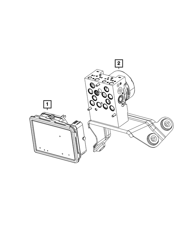 68531864AI - Electrical: Anti-lock Brake System Module for Mopar Image