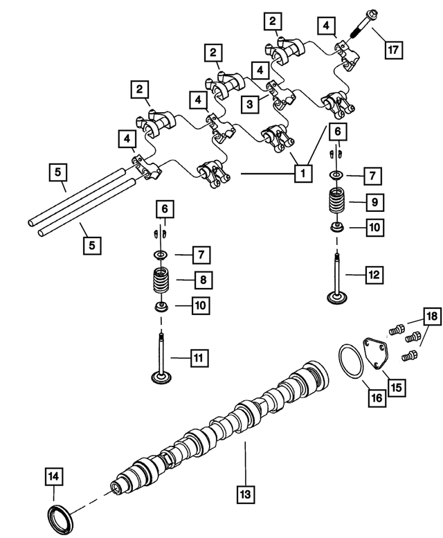 6502847 - 4.0L Gas; Engine: Hex Head Bolt And Washer, Mounting for Mopar Image image