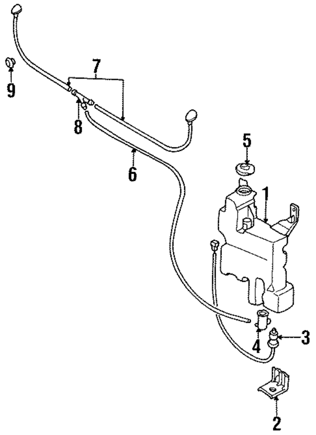 MB882697 - Wiper &amp; Washer: Windshield Washer Nozzle for Mopar Image