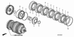 22510RPC003 - Transmission - Automatic: GUIDE, LOW CLUTCH for Honda Image