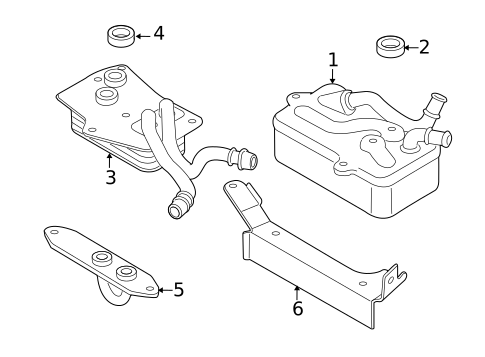 Trans Oil Cooler for 2009 Audi S8 #0