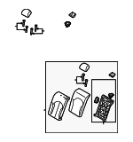 89300G9021TKA - : 2019-2021 Genesis G70 - Seat Back Assembly for Genesis: G70 Image