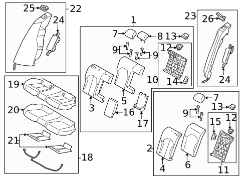 Heated Seats for 2021 Genesis G70 #4
