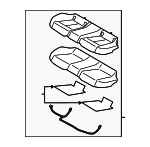 89100G9000XKA - : Cushion Assembly for Genesis: G70 Image