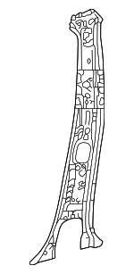 613060E030 - : Inner Center Pillar for Lexus Image