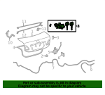 Genuine OEM Toyota Trunk Lid Lock Cylinder & Keys Set – 2003-2008 Corolla – 69055-02030