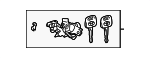 6905502260 - Body: Cylinder &amp; Keys for Toyota: Corolla Image