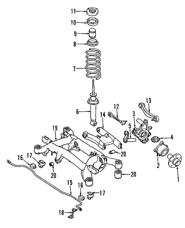 33526785984 - Suspension: Shock Absorber for BMW: 525xi, 528i xDrive, 528xi, 530xi, 535i xDrive, 535xi Image