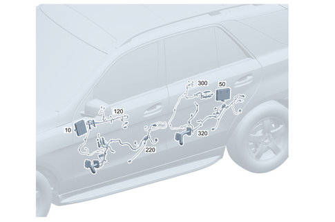 Door Wiring Harness and Door Control Module for 2026 Mercedes-Benz GLS63 AMG #0