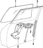 4280564 - Body: Glass for Mopar Image