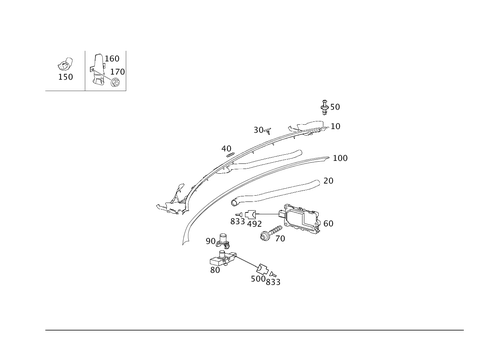 Water Baffle with Intake Shell for 2008 Mercedes-Benz E320 #0