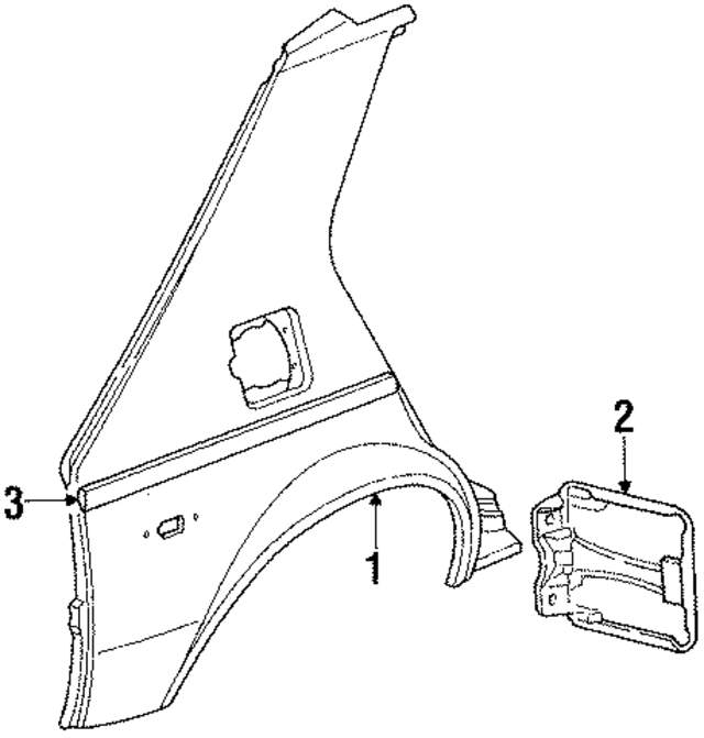 5215891 - Body: Fuel Door for Mopar Image