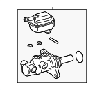 472010E060 - Body: Master Cylinder for Toyota: Highlander, Sienna Image