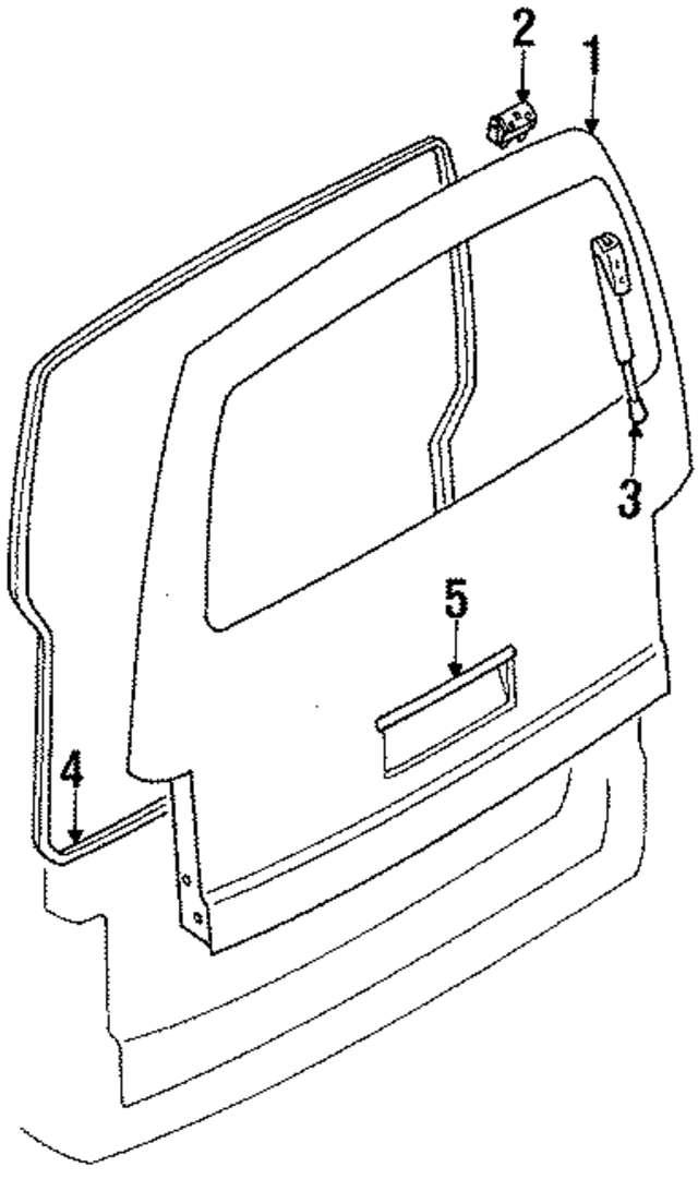 LA0162210B - Body: Hinge for Mazda Image