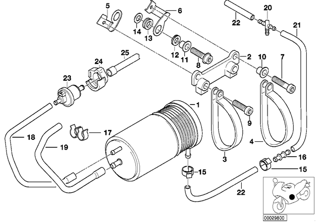 16132345097 - : Clamp - D=76.5 for BMW-Motorrad Image