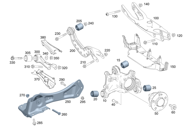 2473509100 - : Wheel Carrier for Mercedes-Benz Image