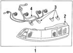 8155017070 - Electrical: Tail Lamp Assembly for Toyota: MR2 Image
