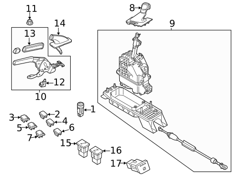 Console for 2022 Volkswagen Passat #2