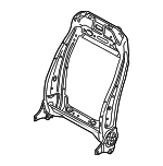 CU5Z9661018AC - Body: Seat Back Frame for Ford: Edge, Escape, Fusion, Police Responder Hybrid, SSV Plug-In Hybrid | Lincoln: MKC, MKX, MKZ, Nautilus Image