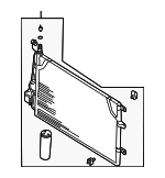 30676602 - HVAC: Condenser for Volvo: C70, S60, S80, V70, XC70 Image