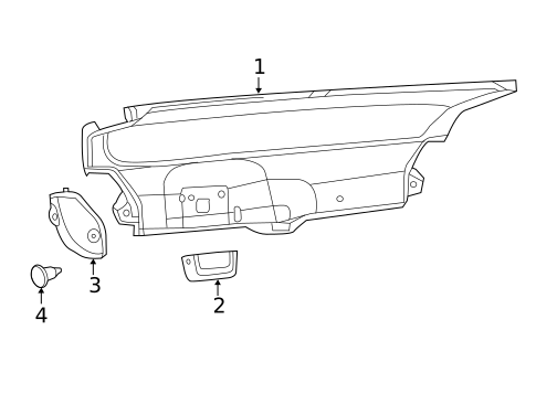 Interior Trim - Trunk for 2019 Dodge Charger #0