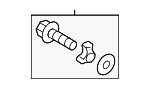 585801D000 - Body: Booster Pin for Hyundai Image