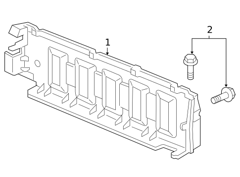Interior Trim - Tail Gate for 2010 Honda Ridgeline #0