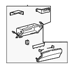 5555030372E1 - Body: Glove Box Assembly for Lexus: GS350, GS450h, GS460 Image