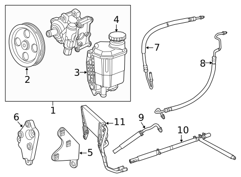 Pump & Hoses for 2016 Ram 3500 #2