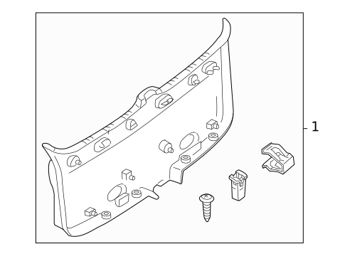 Interior Trim for 2008 Mercury Mariner #0