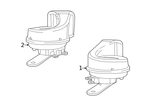 Horn for 2013 Dodge Grand Caravan #0