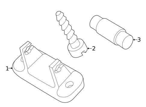 License Lamps for 2000 Mercedes-Benz E320 #0