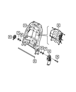 68472071AA - Interior Trim: Front Seat Back Frame, Right for Mopar Image