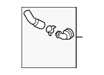 1K0122109CM - Cooling System: Connector Hose for Volkswagen: Beetle Image
