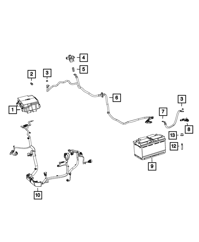 « 6509569AA – Electrical : Ecrou pour Mopar Image »