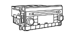 5064955AK - Body: Radio for Chrysler: 200, Sebring | Dodge: Avenger, Caliber, Durango | Jeep: Commander, Compass, Patriot Image
