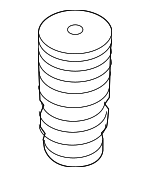 553261E000 - Suspension: Bumper for Hyundai: Accent Image